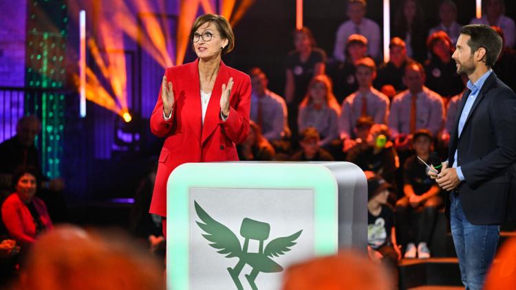 Bettina Stark-Watzinger beim Deutschen Schulpreis 2022